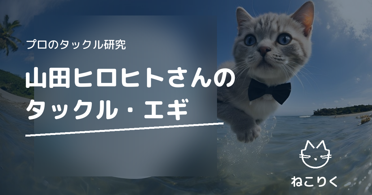山田ヒロヒトさん（ヤマラッピ）のタックル｜本人出演動画で確認できる使用ロッド・リール・エギ