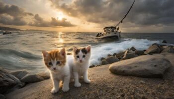 港や防波堤で釣りをし