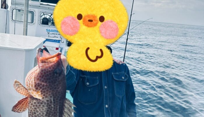 初めて船釣りを経験し